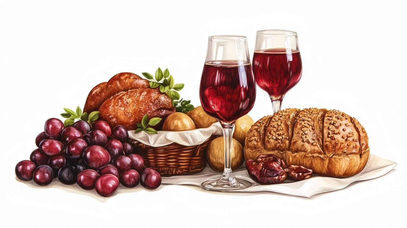 Elegant Shabbat Shalom on White Background — free download from Dotvec