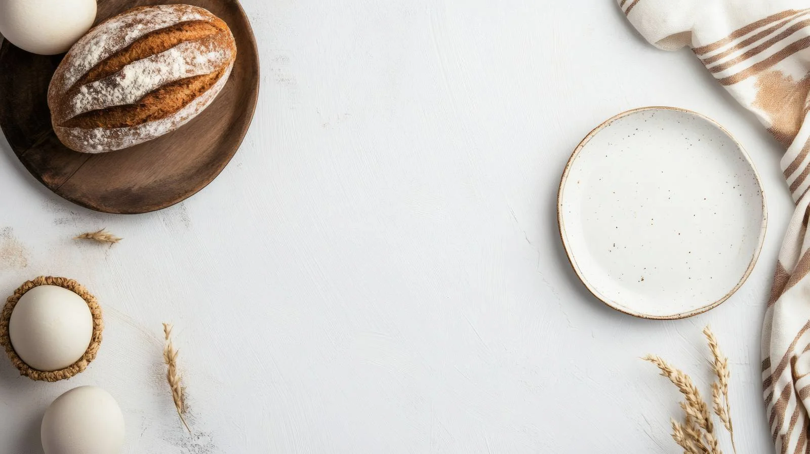 Shavuot Empty Plate on White Background — free download from Dotvec