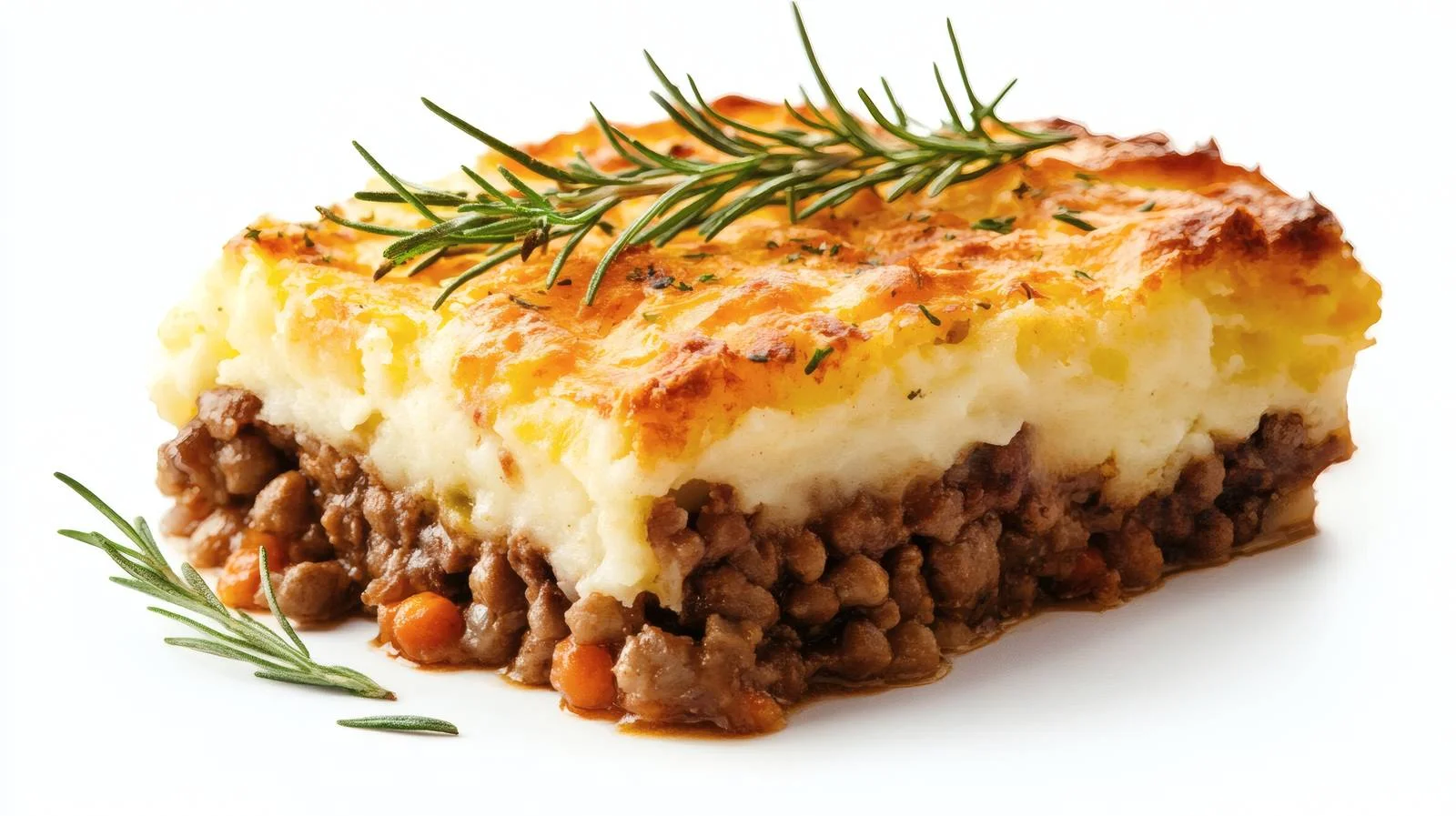 Classic Shepherds Pie on White Background — free download from Dotvec