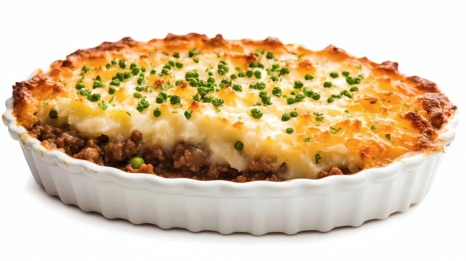 Classic Shepherds Pie on White Background — free download from Dotvec