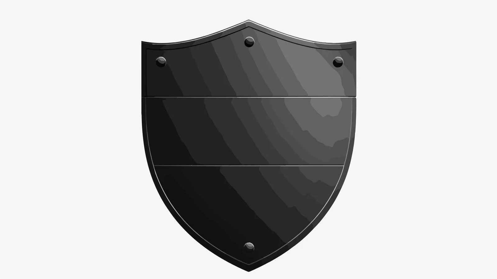 Protective Shield Silhouette Vector Art — free download from Dotvec