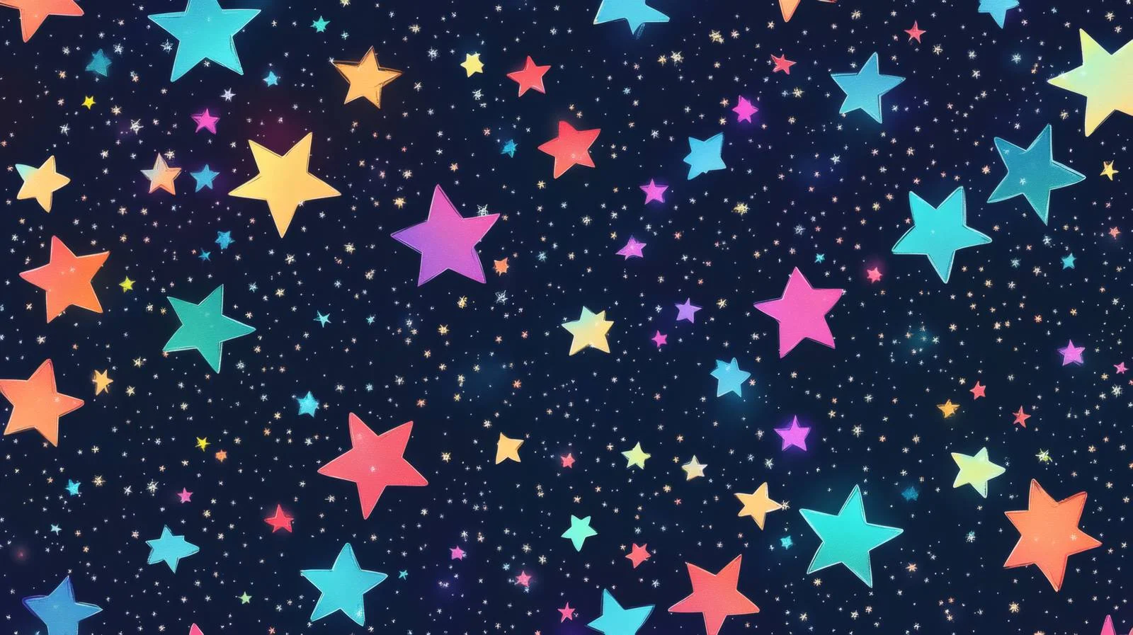 Ethereal Stars Seamless Design. Night Sky Glow — free download from Dotvec