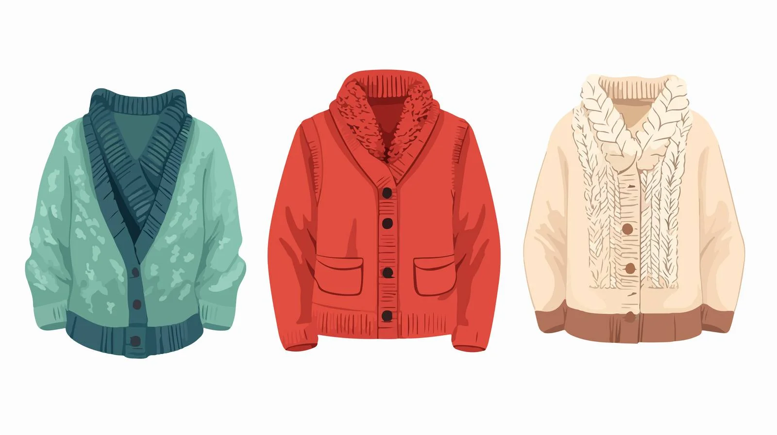 Elegant female blouse under wool vest — free download from Dotvec