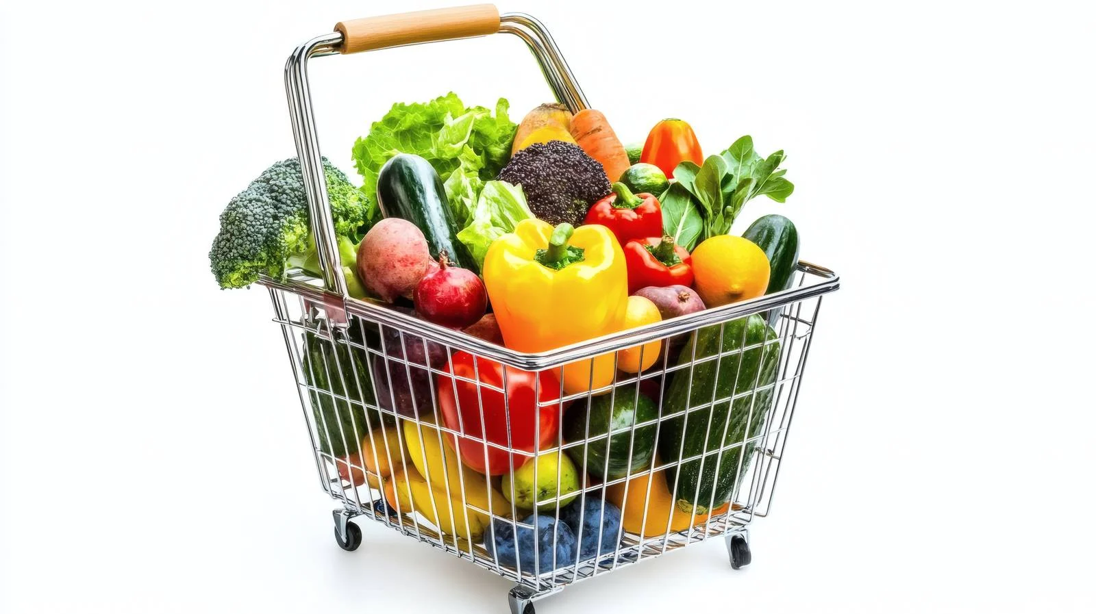 Nutritious Groceries on White Background Display — free download from Dotvec