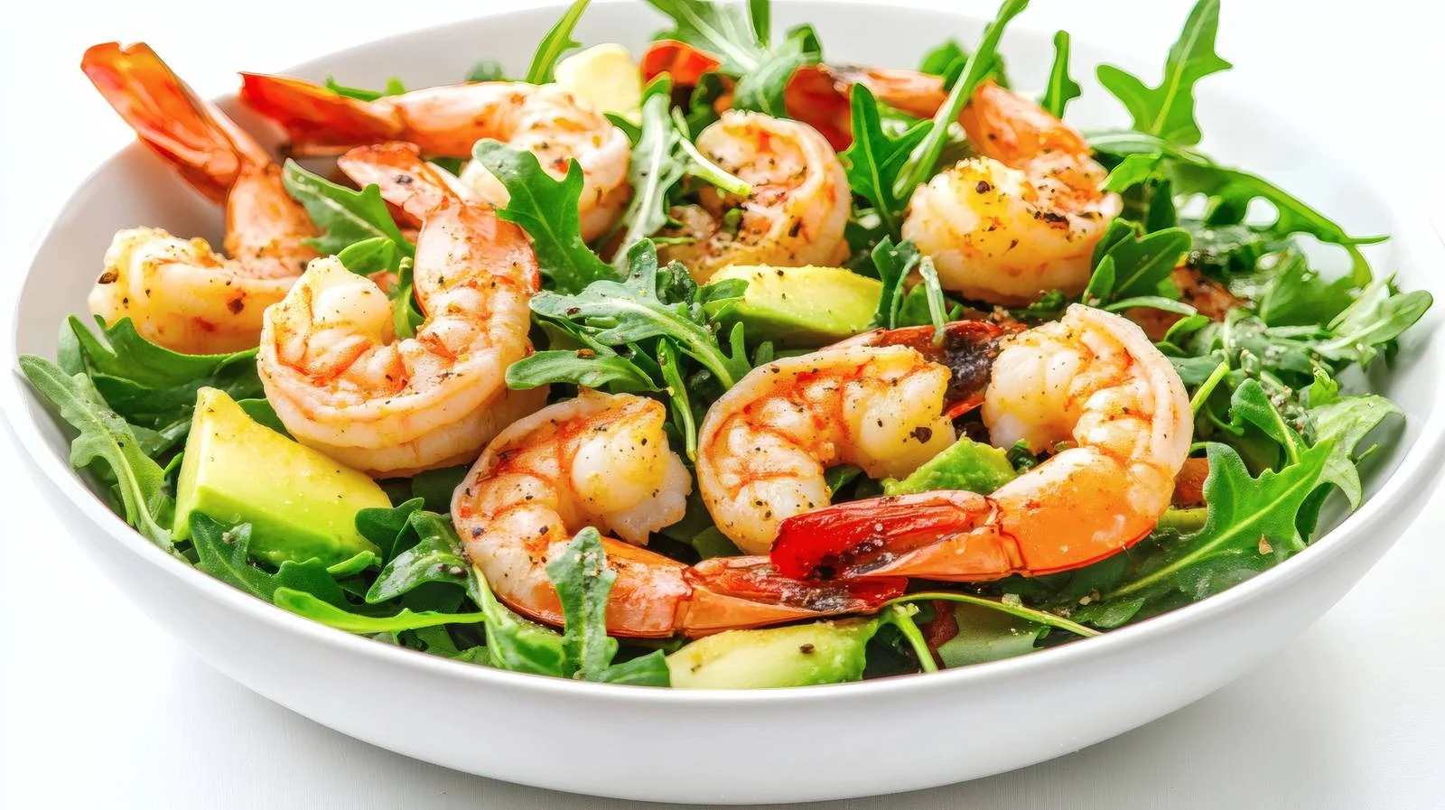 Exquisite Shrimp Avocado Arugula Salad — free download from Dotvec