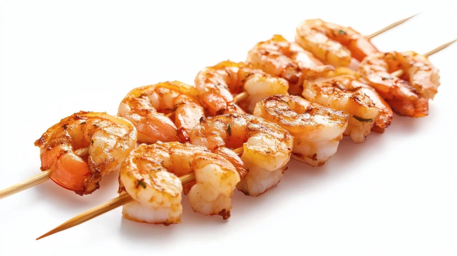 Gourmet Shrimp Skewer on White Background — free download from Dotvec