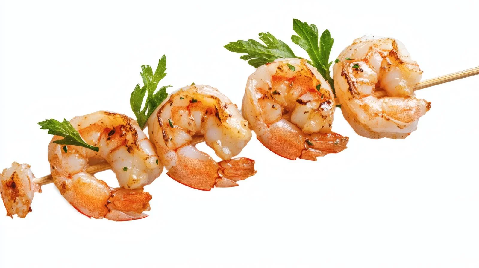 Delicious Shrimp Skewers on White Background — free download from Dotvec
