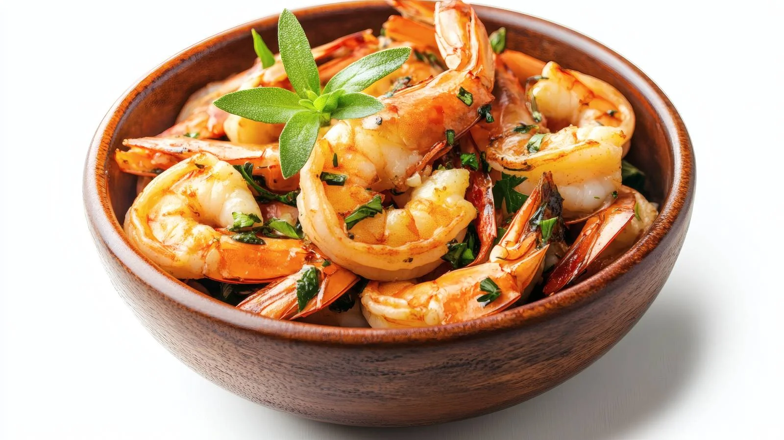 Fresh Shrimps and Prawns in White Bowl — free download from Dotvec