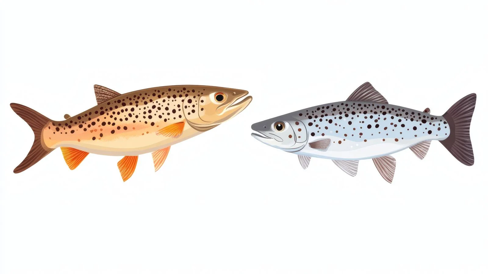 Atlantic Spotted Fish and Baltic Herring — free download from Dotvec
