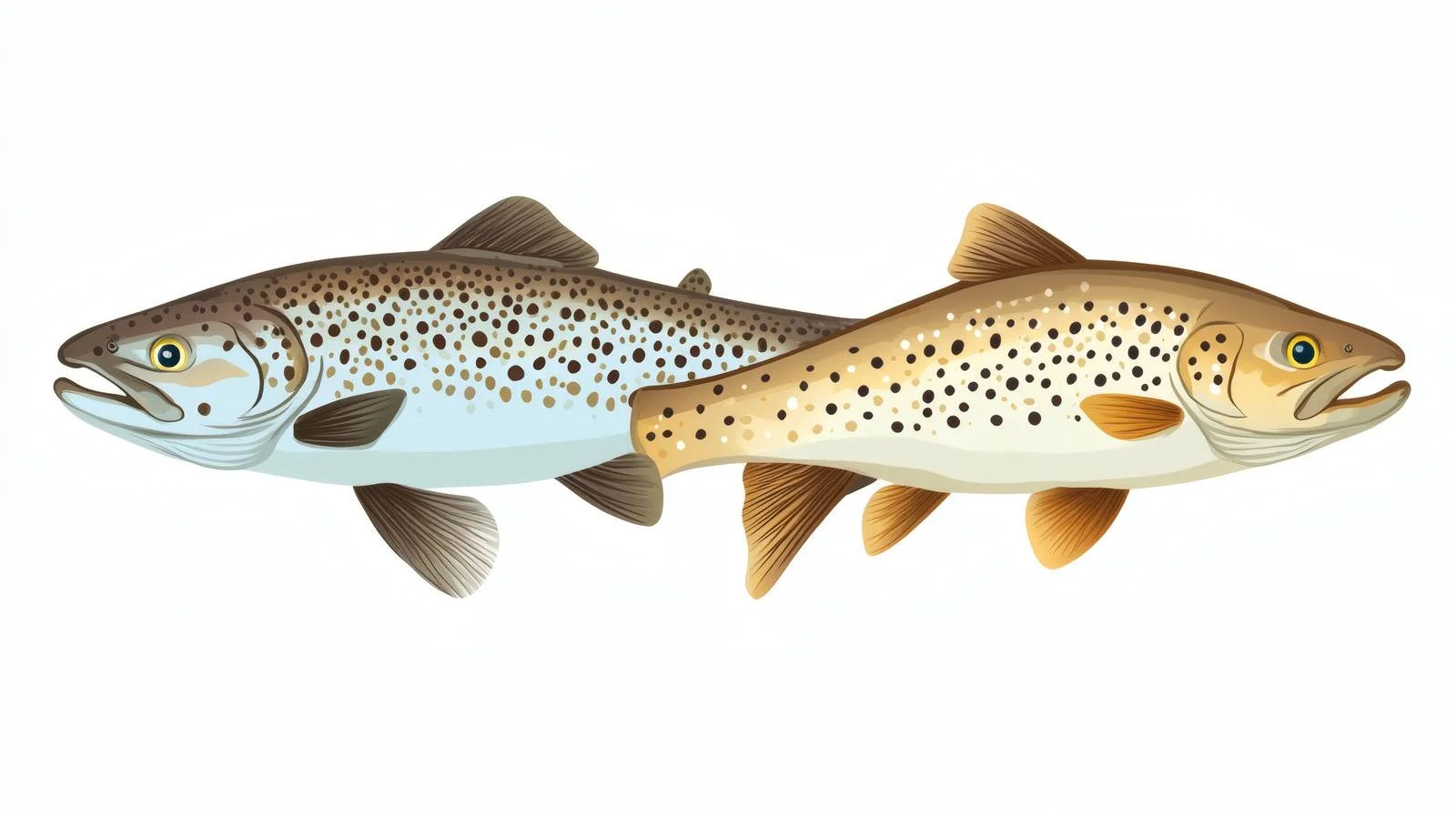 Atlantic Spotted Fish and Baltic Herring — free download from Dotvec