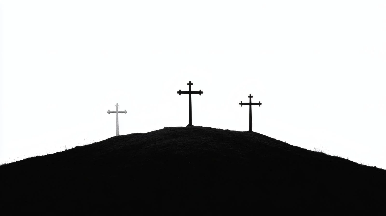Trinity of Crosses on Solitary Hilltop — free download from Dotvec
