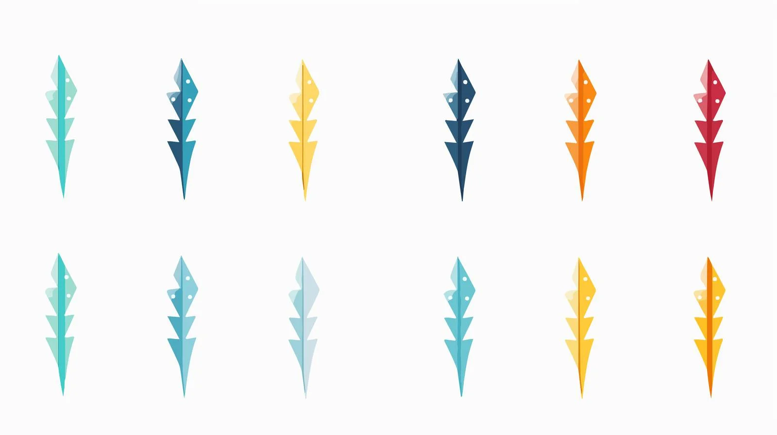 Dotted Arrow Set Isolated Image — free download from Dotvec