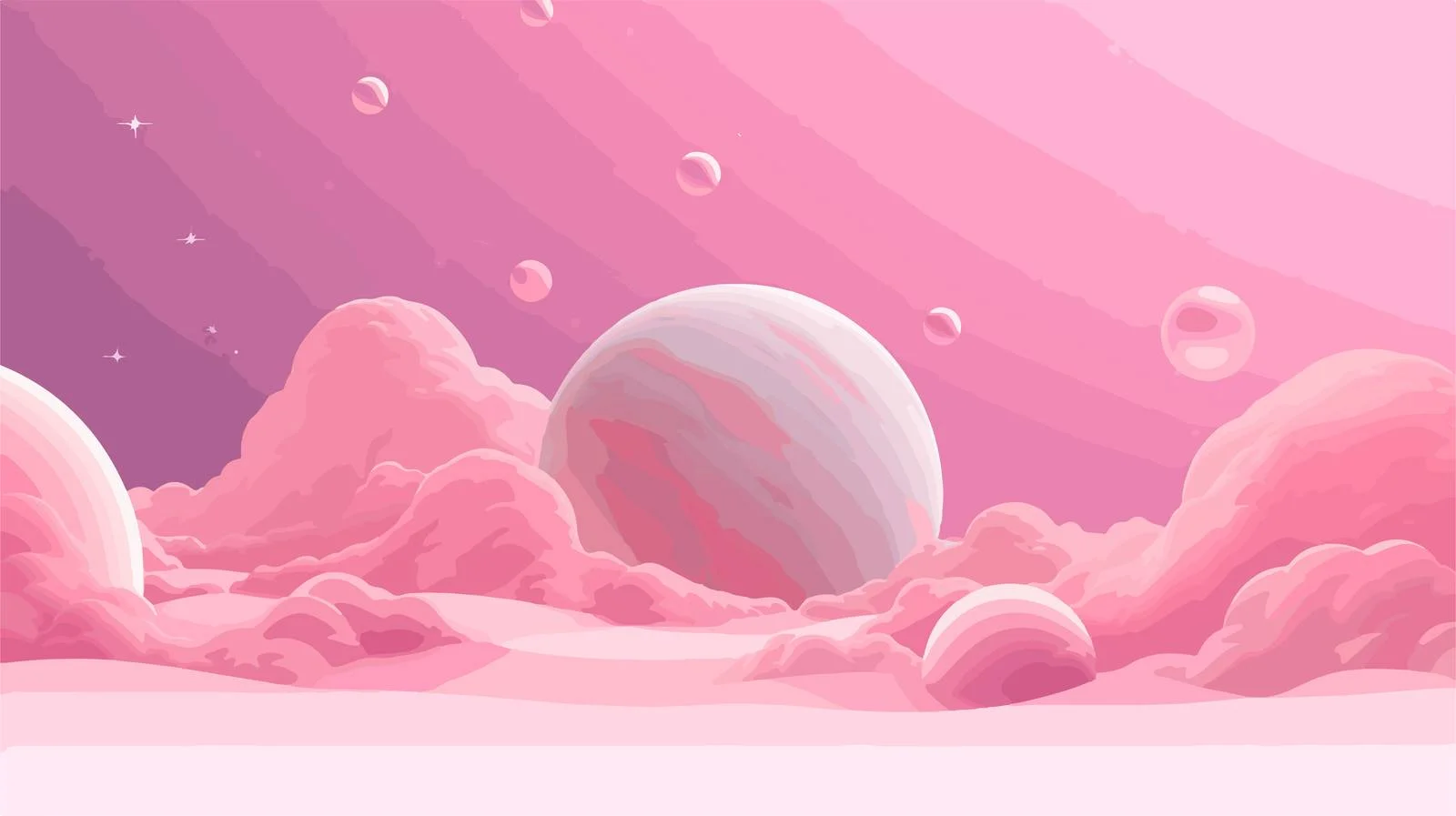 Minimalist Pink 3D Space Background — free download from Dotvec