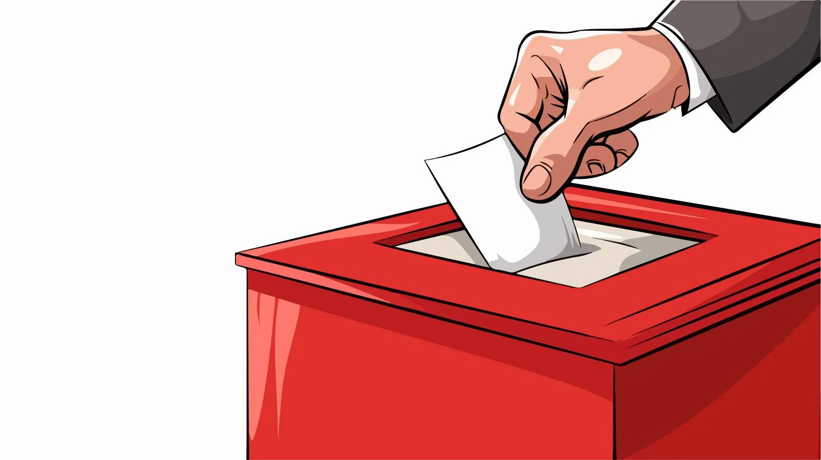 Voting Process Illustration — free download from Dotvec