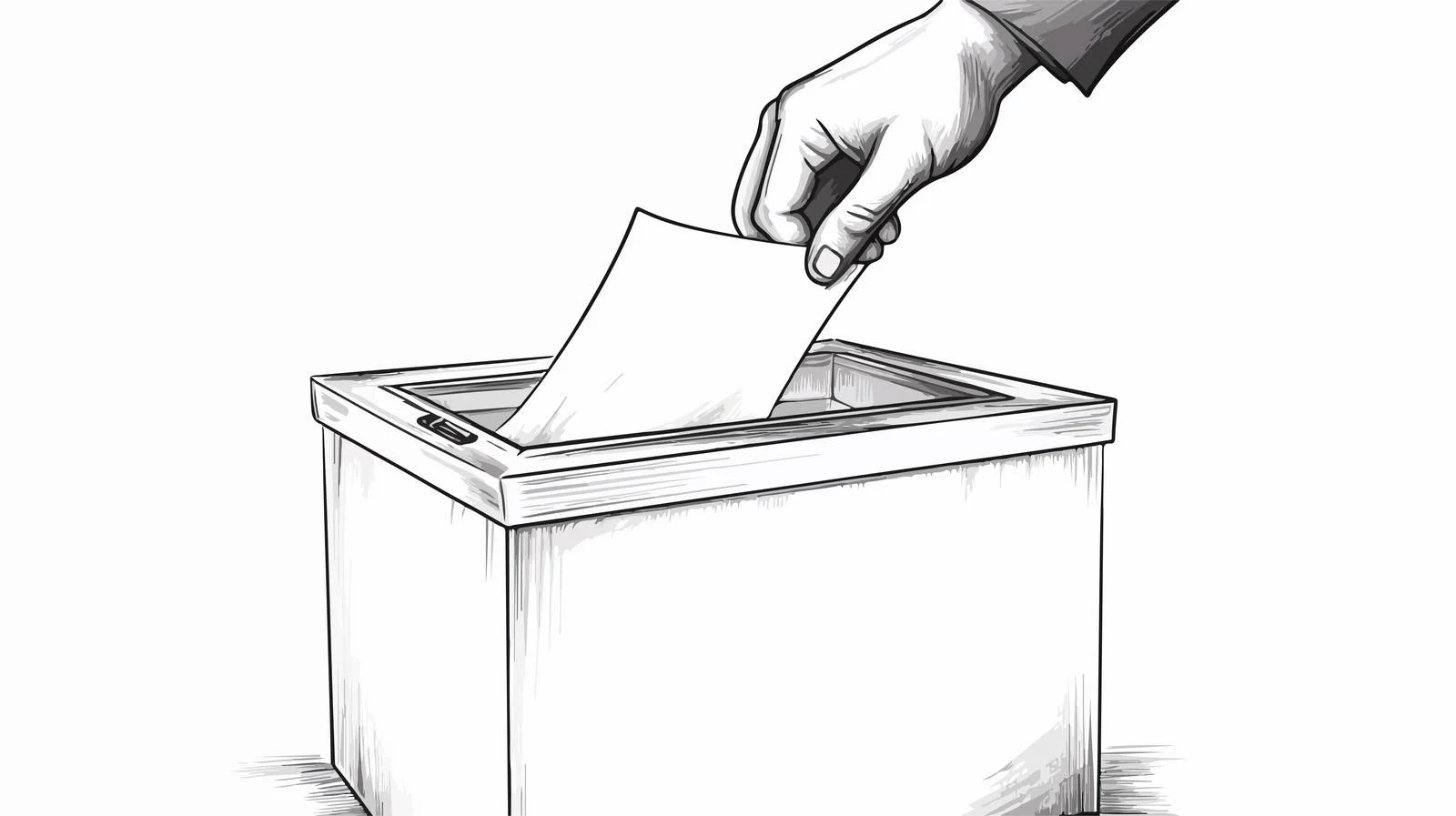 Voting Process Illustration — free download from Dotvec