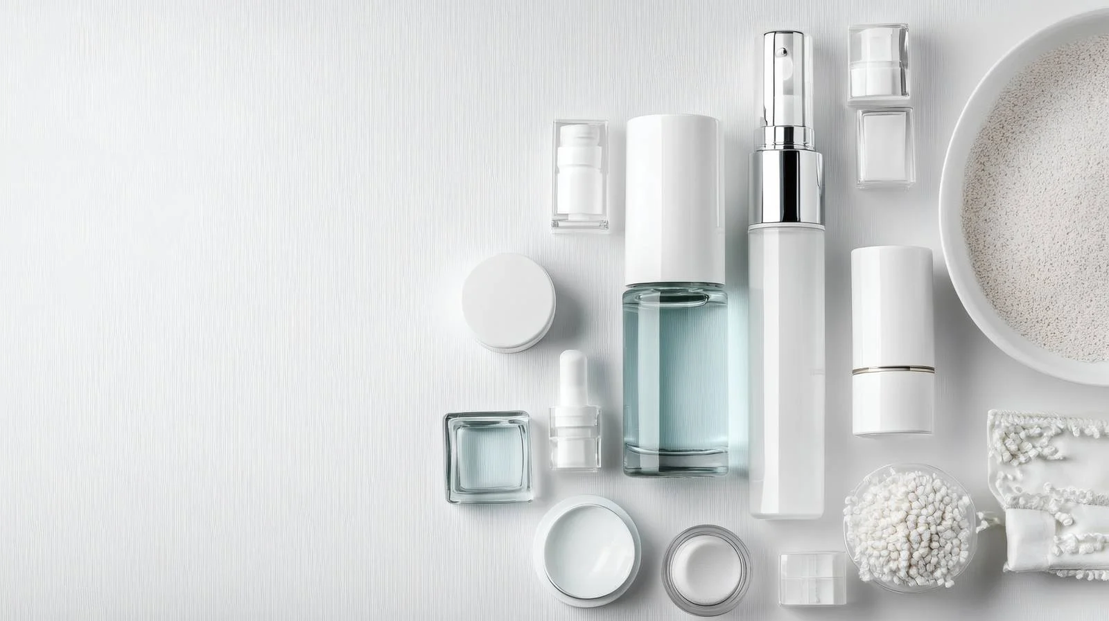 Luxurious Skincare Beauty Products on White — free download from Dotvec