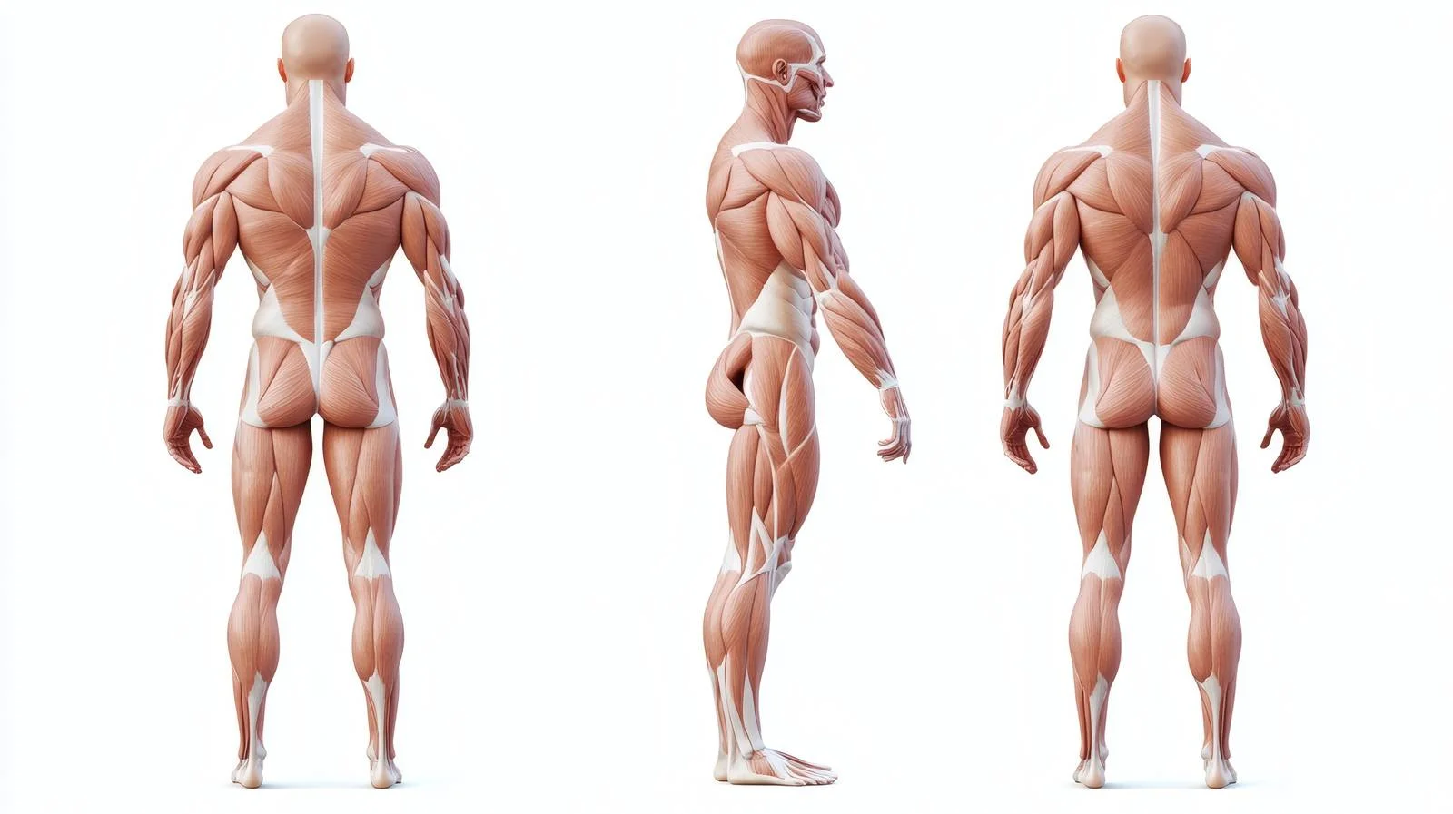 Detailed Human Muscle System Structure Study — free download from Dotvec