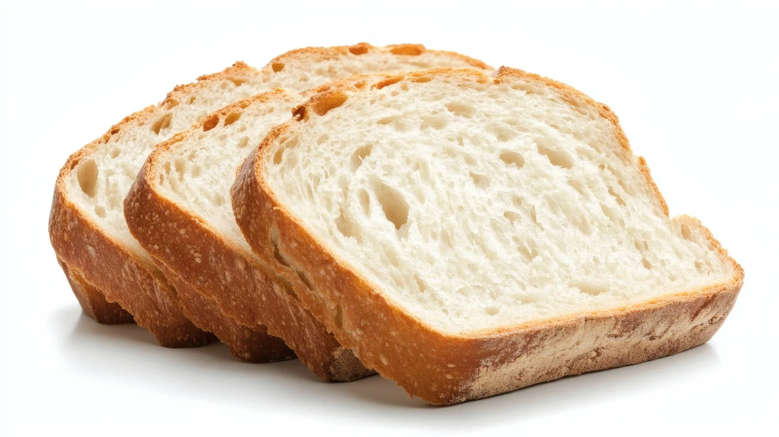 Sourdough Bread Slice on White Background — free download from Dotvec