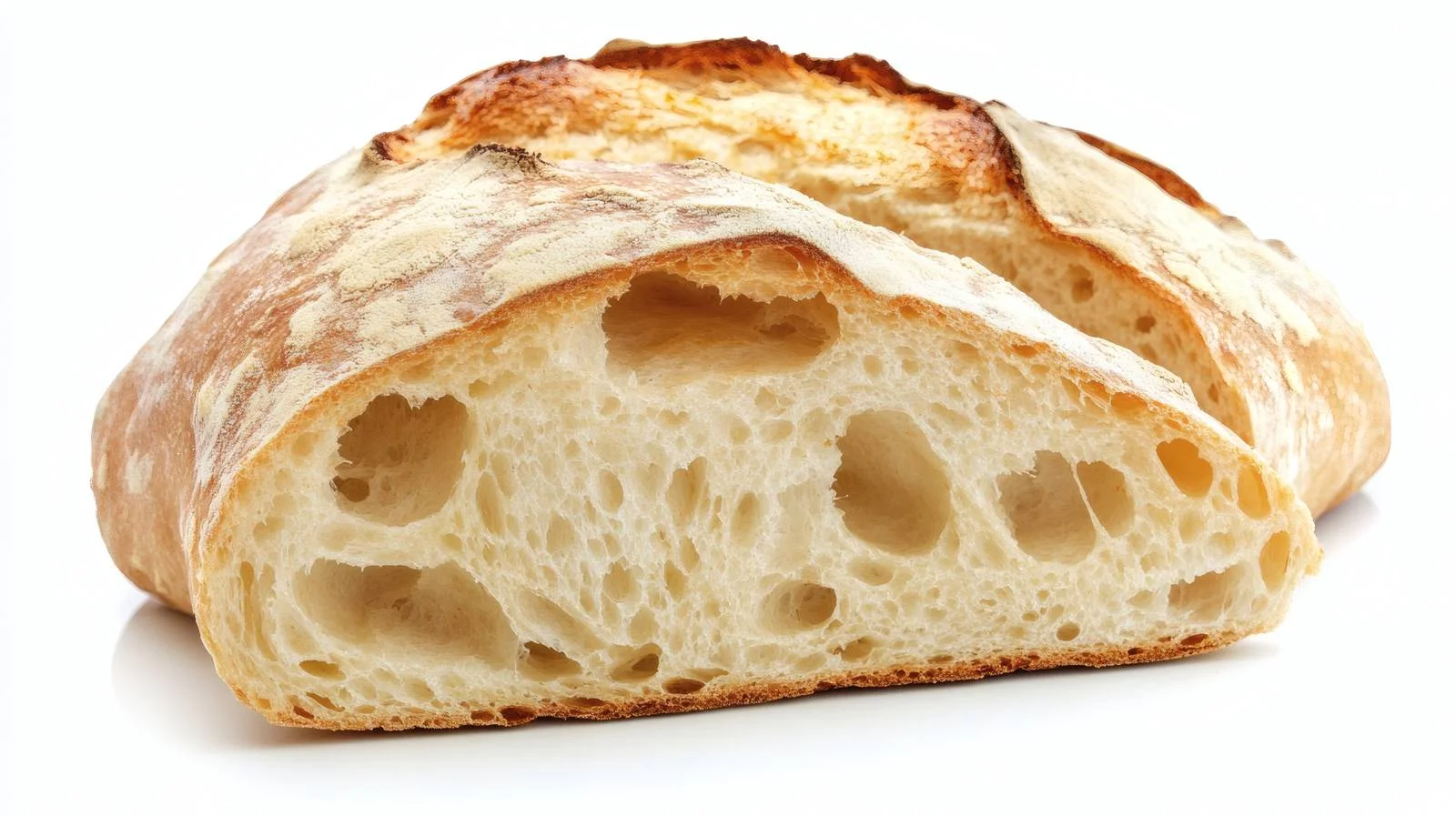 Fresh Sourdough Bread on White Background — free download from Dotvec