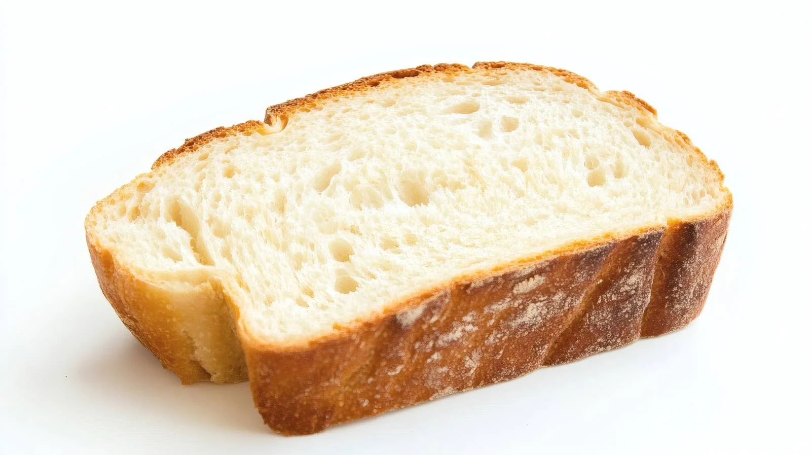 Single Sourdough Bread Slice on White — free download from Dotvec