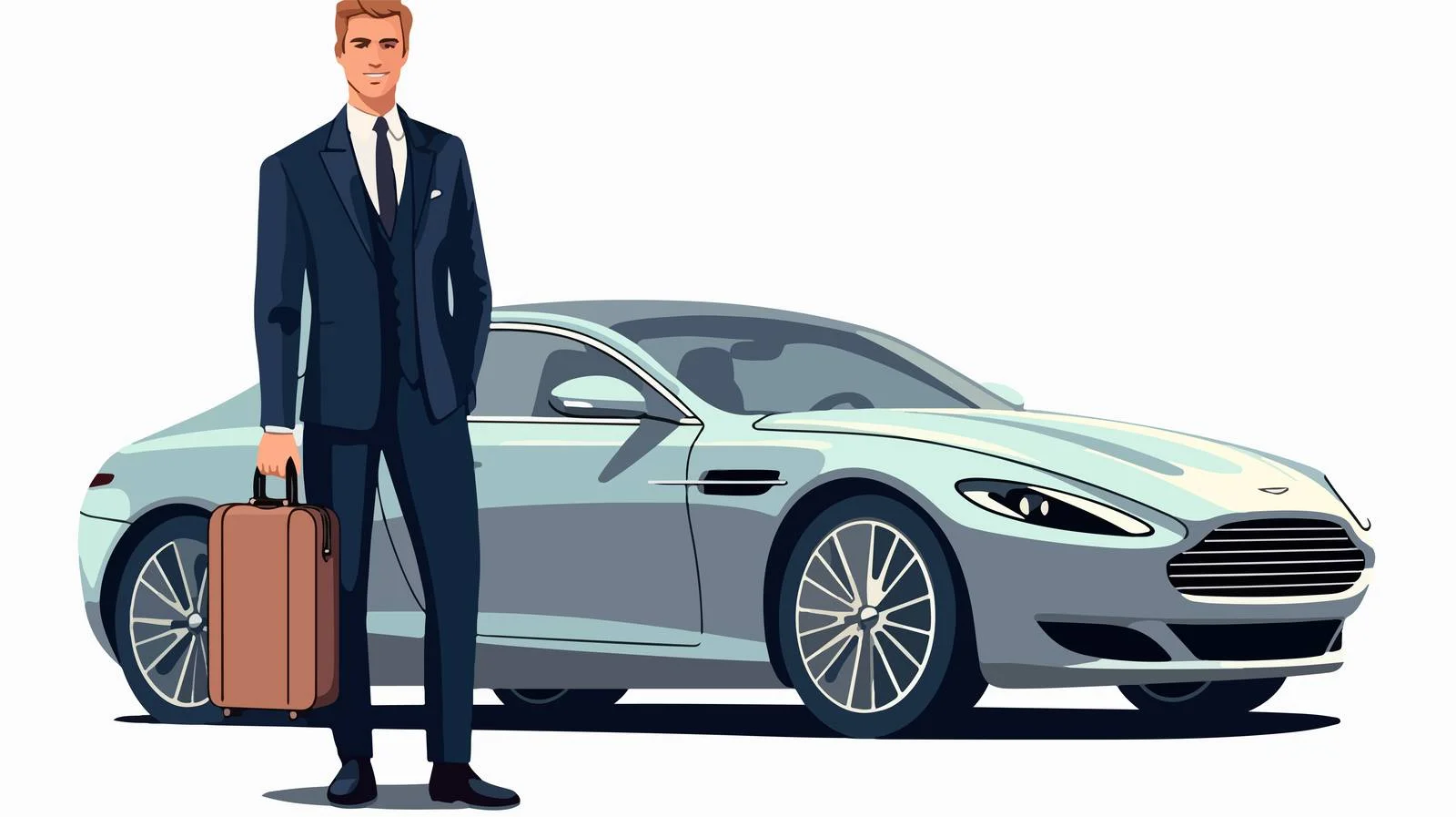 Businessman Smiling in Professional Attire — free download from Dotvec