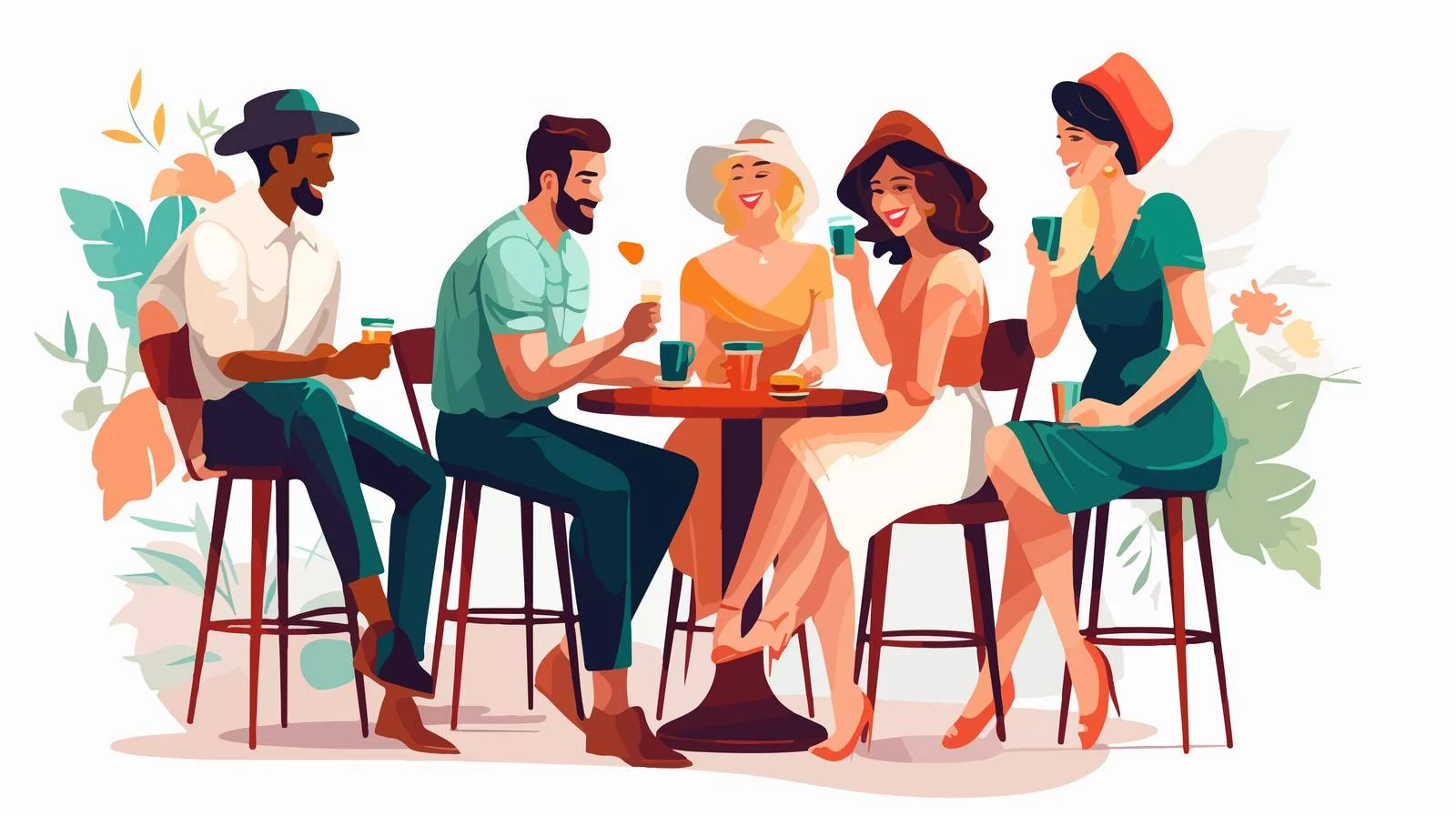 Stylishly Dressed Group of Smiling People — free download from Dotvec