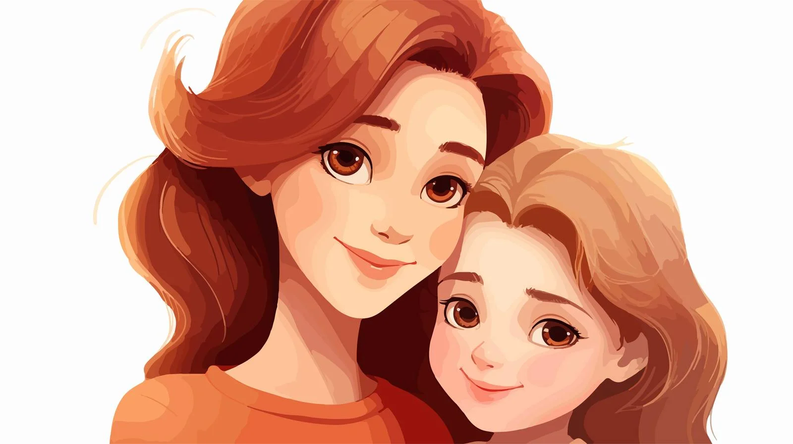 Joyful mother-daughter embrace with warmth — free download from Dotvec