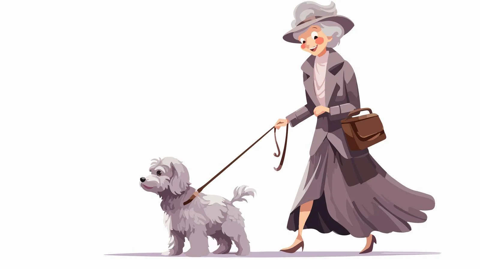 Elegant Smiling Senior Woman in Stylish Attire — free download from Dotvec