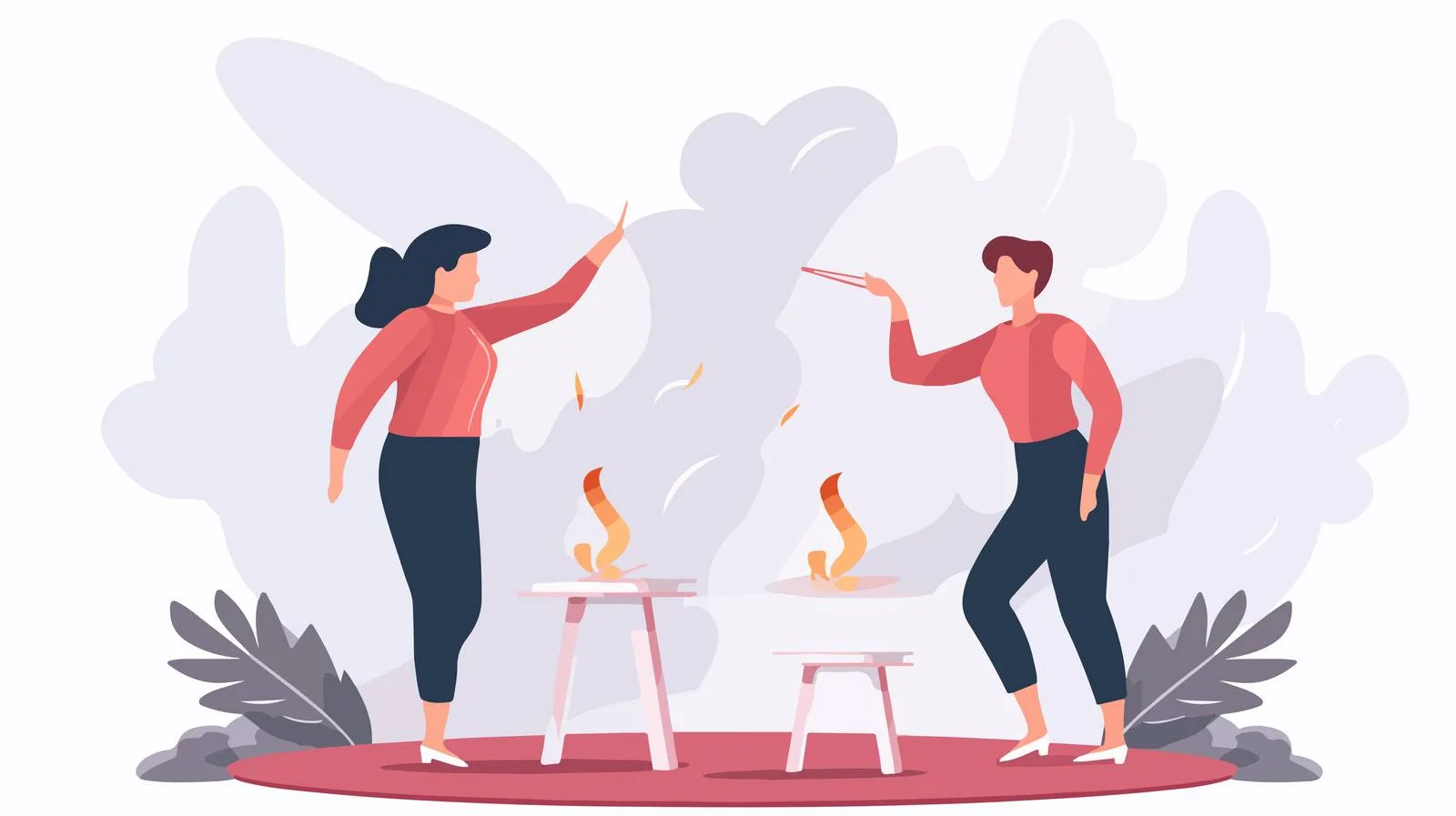 Determined Smokers Giving Up Cigarettes Habit – free smokers image from Dotvec