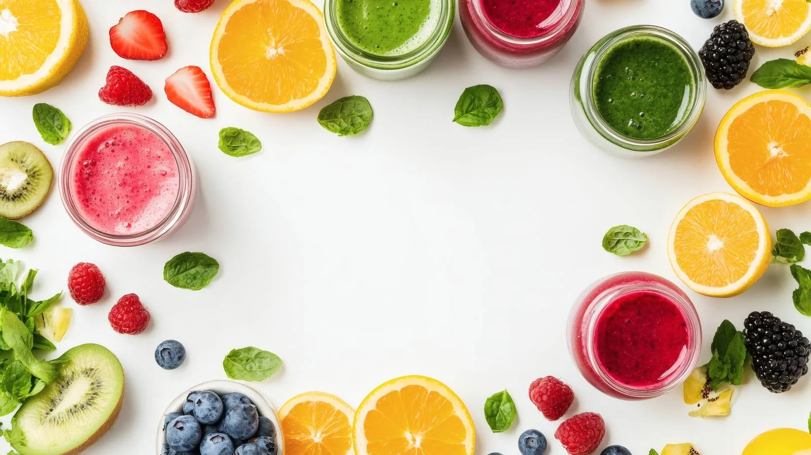Vibrant Smoothies and Fresh Ingredients — free download from Dotvec