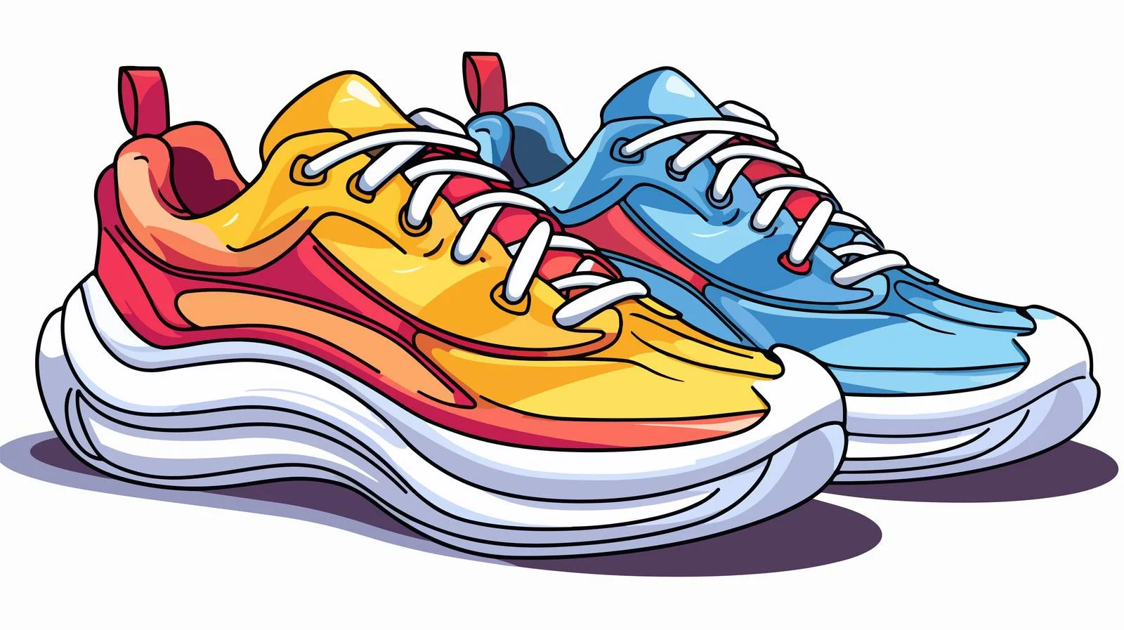 Trendy Sneakers for Fashionable Sportswear — free download from Dotvec