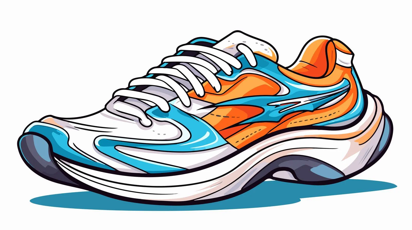 Contemporary Sports Footwear: Stylish Sneakers Pair — free download from Dotvec