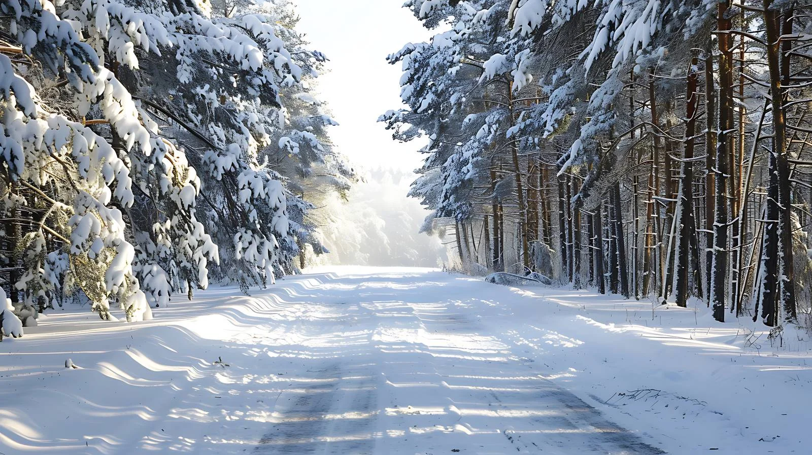 Tranquil Winter Path in City Outskirts — free download from Dotvec