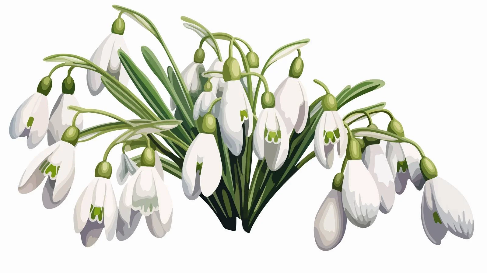 Elegant Snowdrops: First Signs of Spring — free download from Dotvec