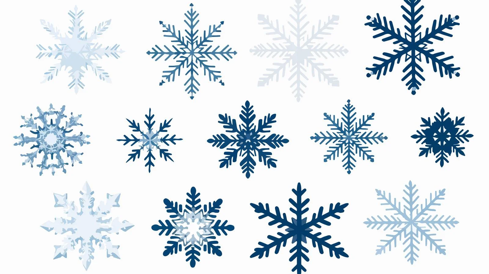Christmas Snowflake Collection Illustration — free download from Dotvec