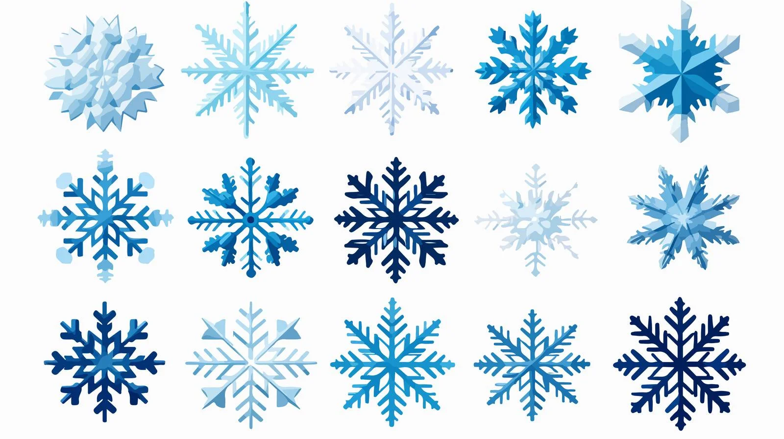 Christmas Snowflakes Collection Set Illustration — free download from Dotvec