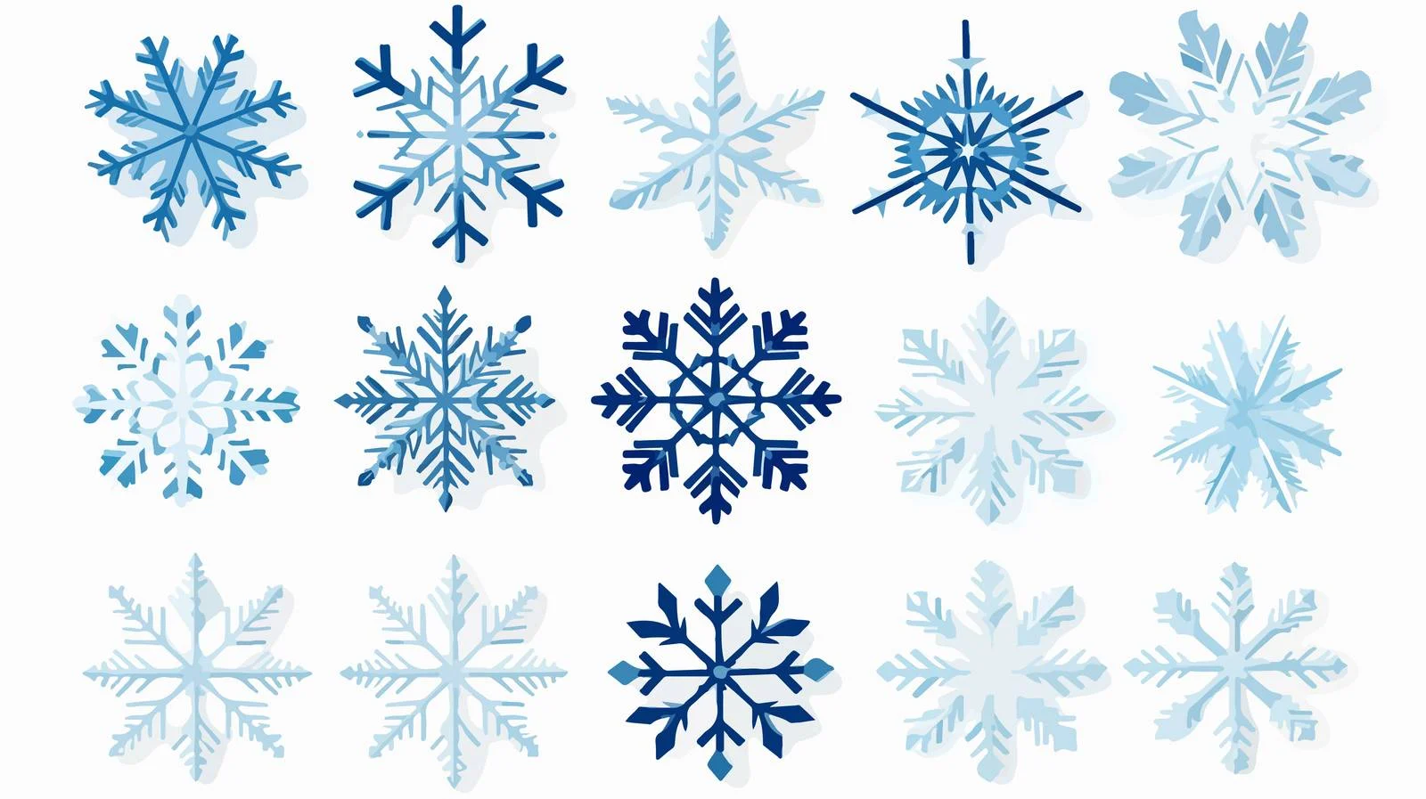 Snowflakes Collection for Christmas Day — free download from Dotvec
