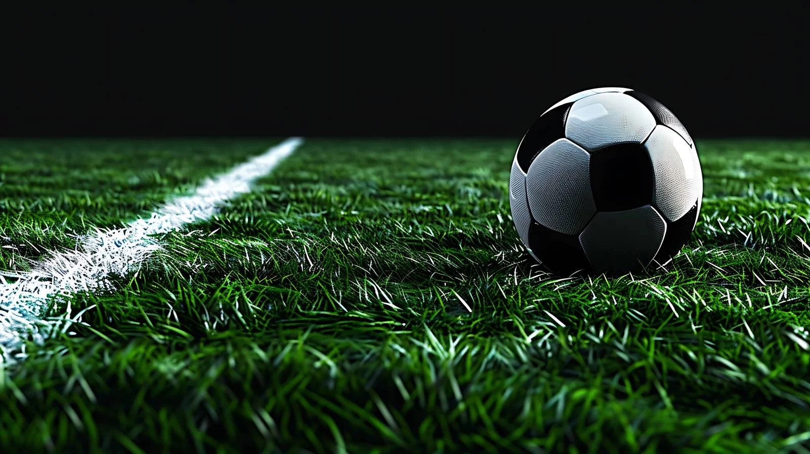 Soccer Ball on Grass Close-Up View — free download from Dotvec