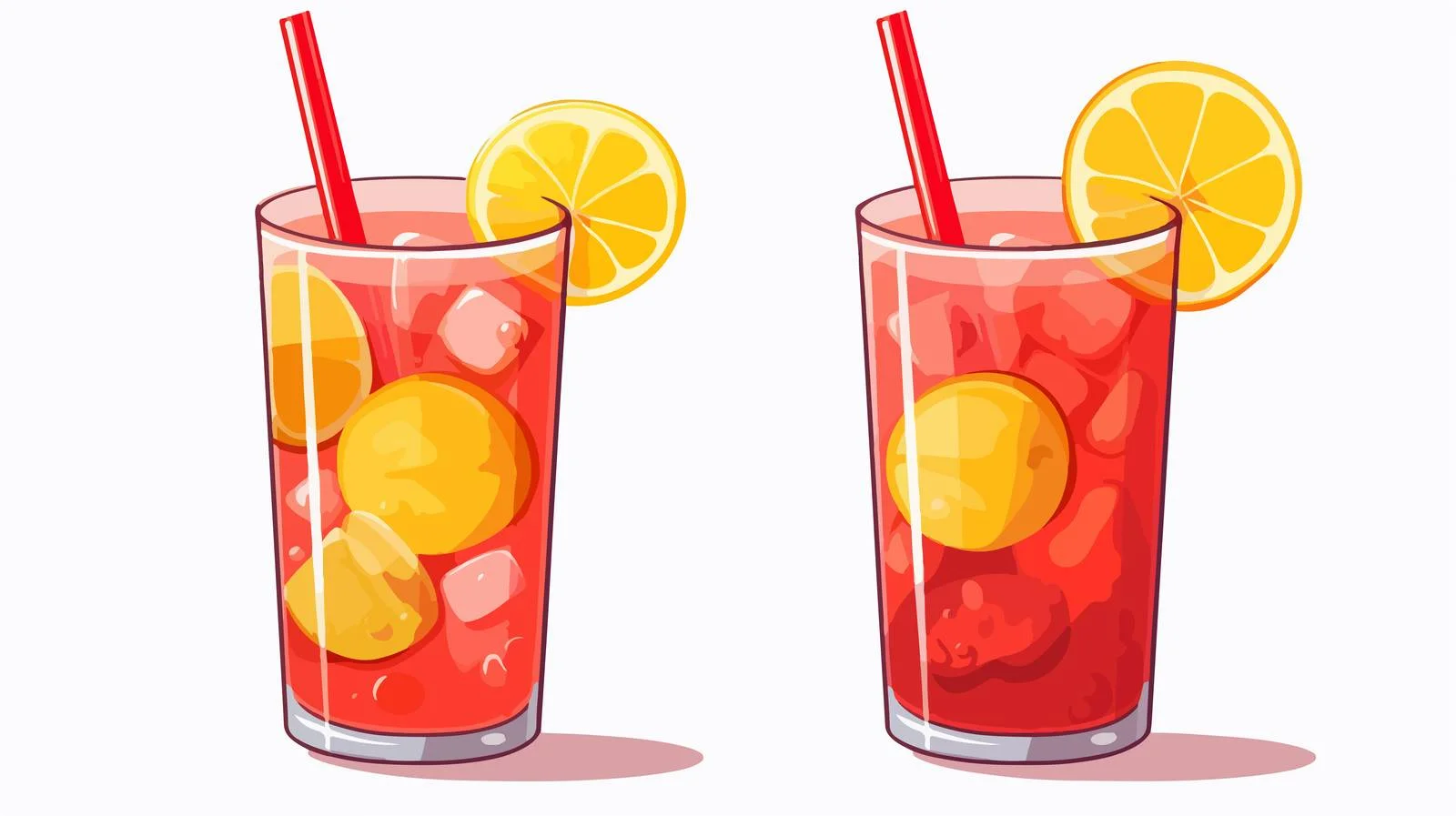 Sparkling Strawberry Lemonade in Can Refreshment — free download from Dotvec