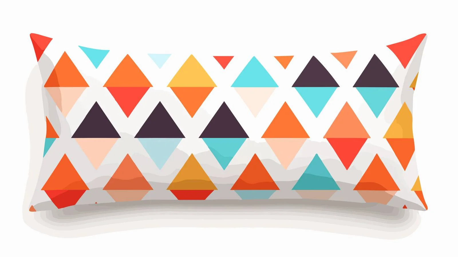 Elegant Geometry Pattern Soft Cushion Design — free download from Dotvec