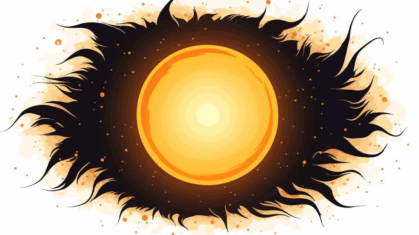 Solar Eclipse Vector Illustration — free download from Dotvec