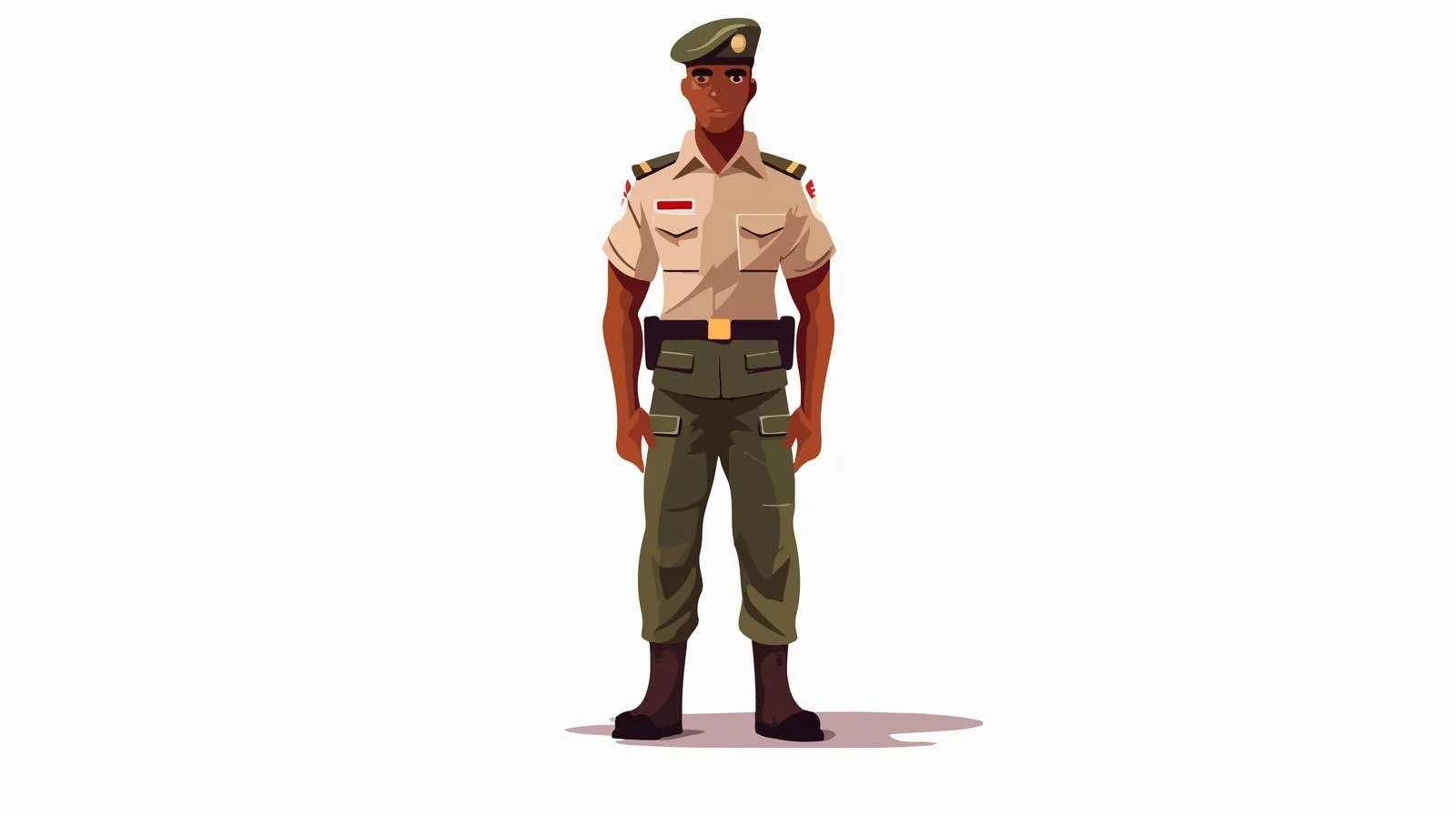 USA Army Soldier in Full Parade Dress — free download from Dotvec