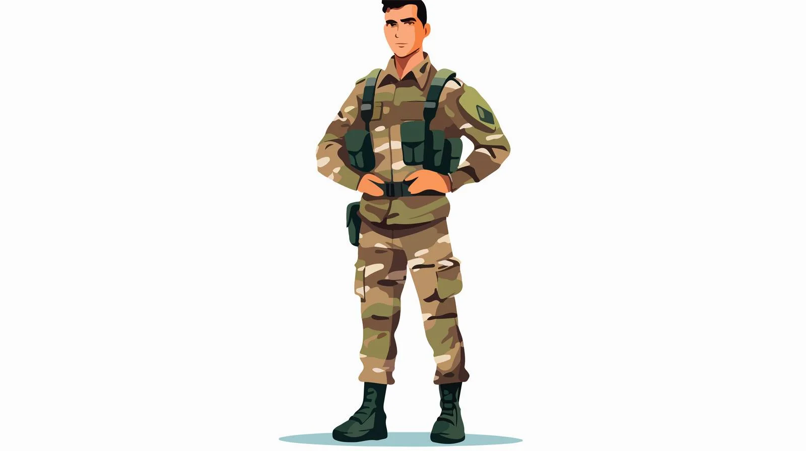 American Military Personnel in Combat Gear — free download from Dotvec