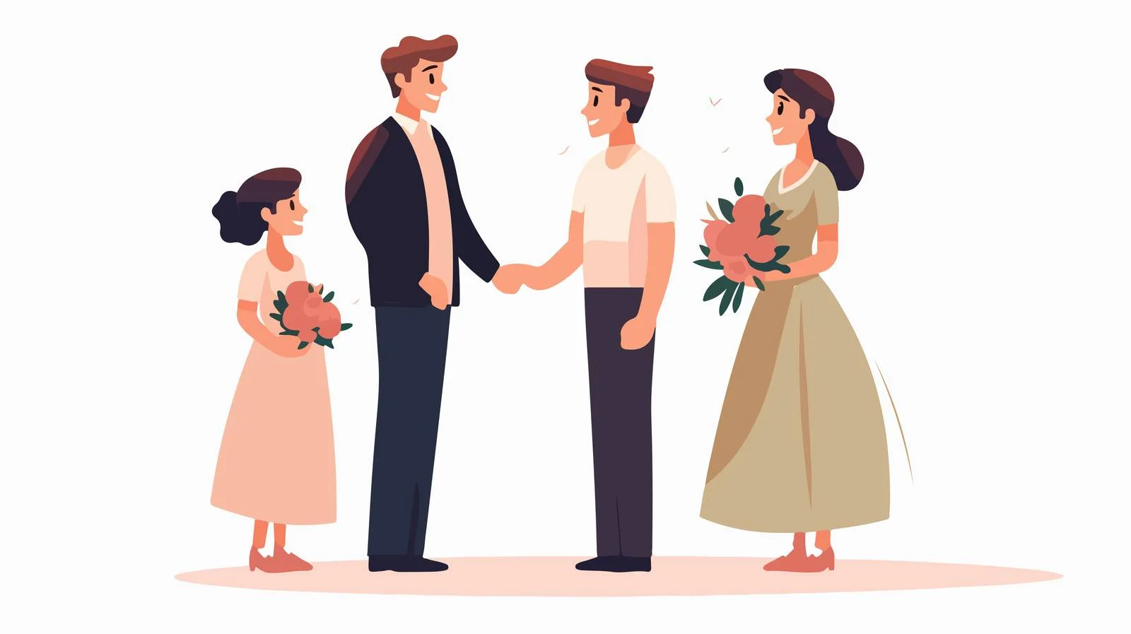 Family Introduction of Son's Girlfriend Bride — free download from Dotvec