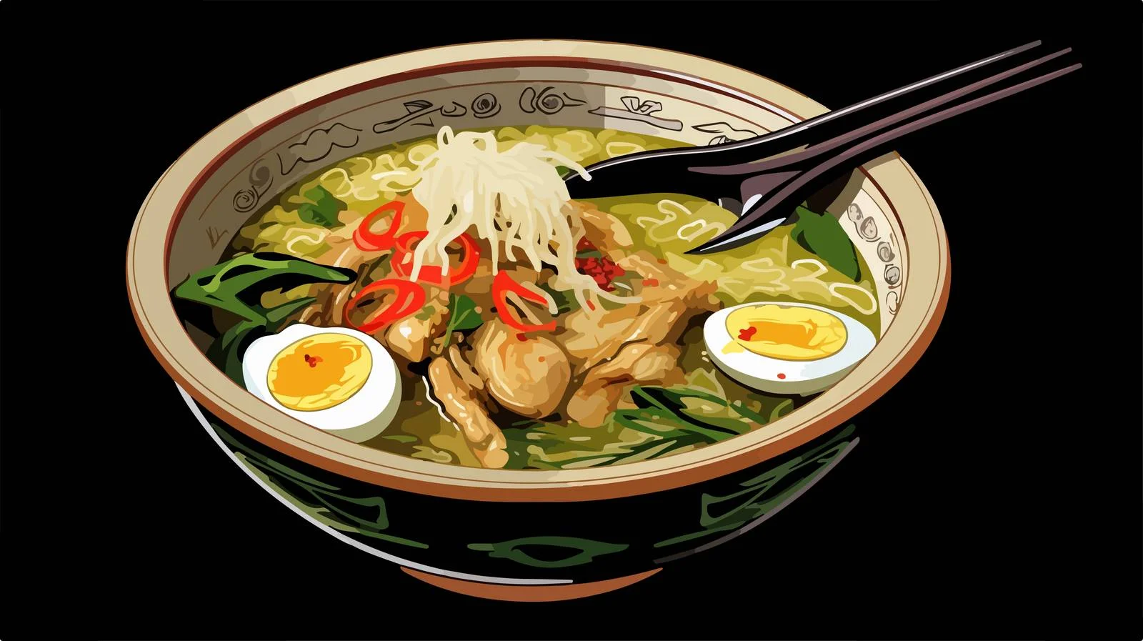 Delicious Chicken Soto Dish — free download from Dotvec