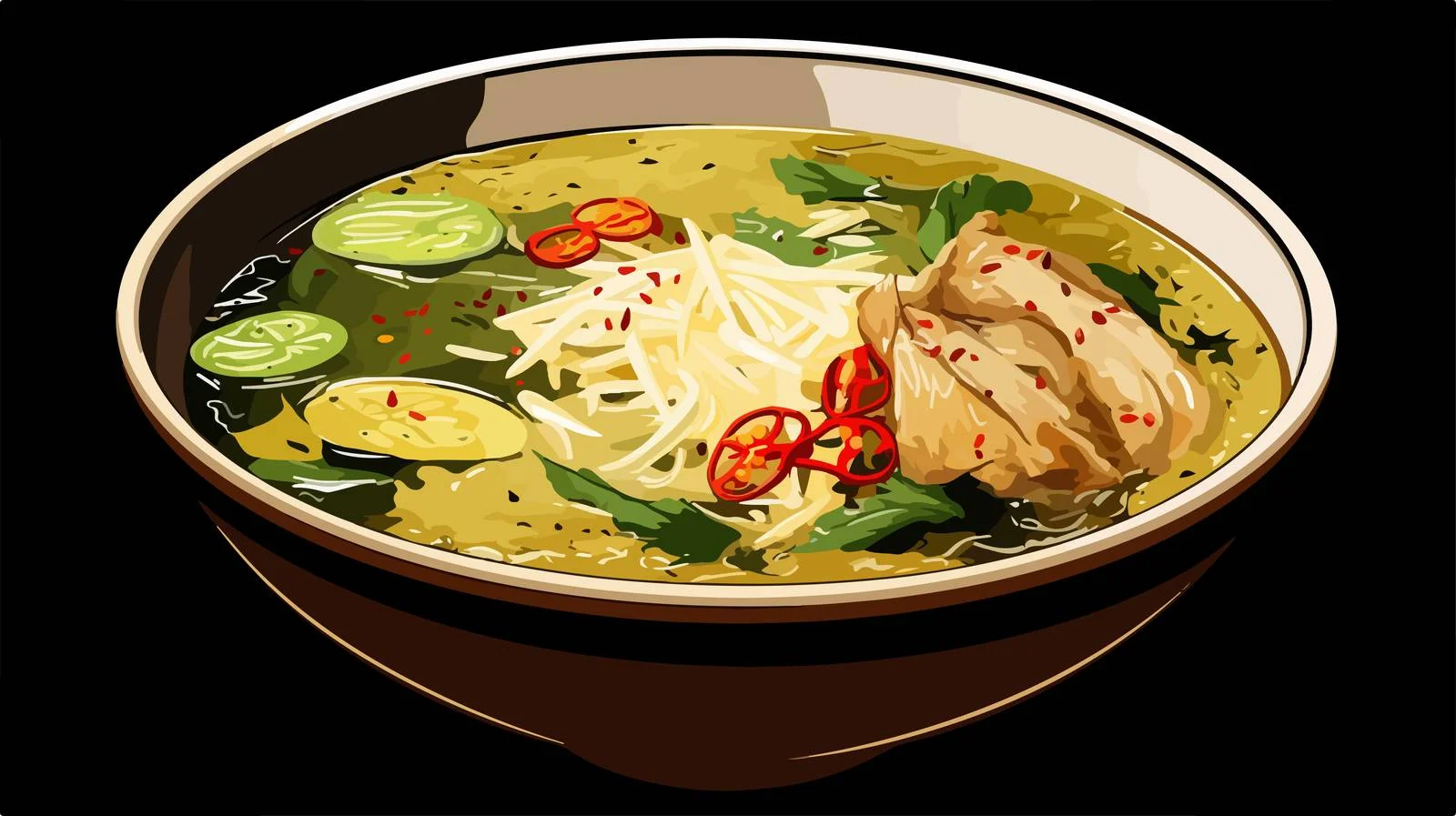Chicken Soto: Traditional Indonesian Soup — free download from Dotvec