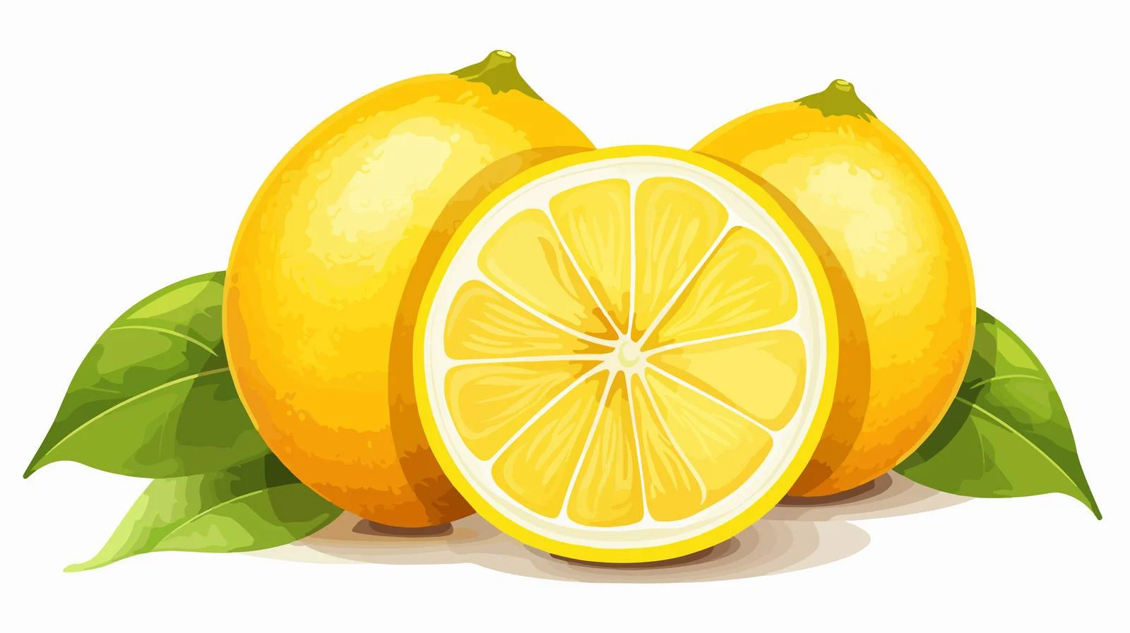 Fresh Lemon Slices — free download from Dotvec