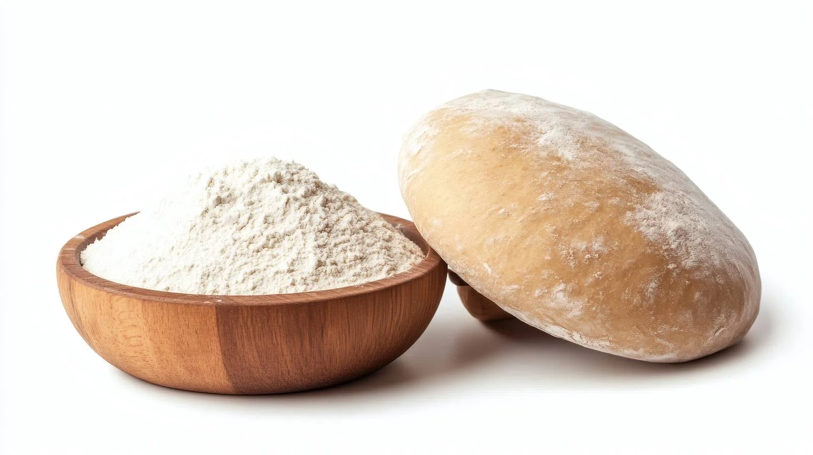 Bowl with Sourdough and Flour Isolated – free fermentation image from Dotvec