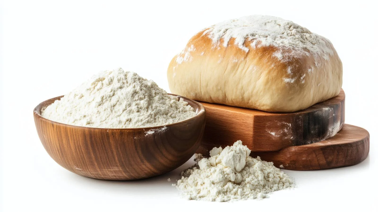Fresh Dough with Flour in Isolation – free fermentation image from Dotvec