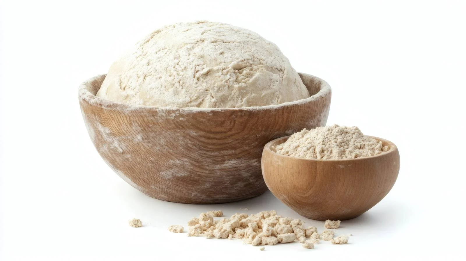 Traditional Dough and Flour in Isolation – free fermentation image from Dotvec